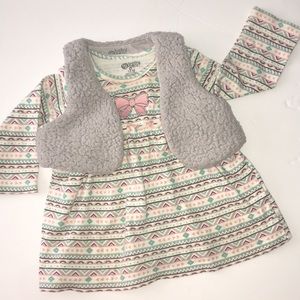 Baby Gear Dress with Vest. Super cute. 12 Months